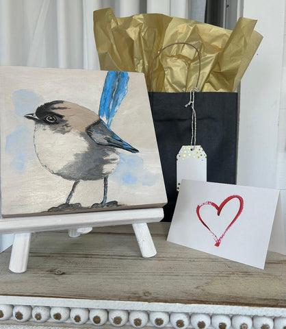 #B4  Bird with Blue Tail