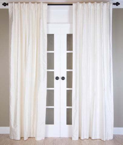 #8P315 White SILK Curtain