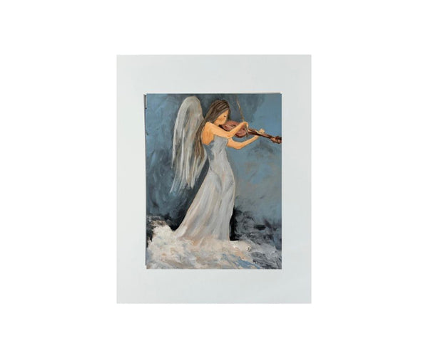 PRINT #A3 Angel with Violin