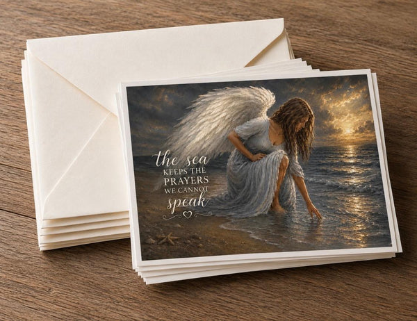 Angel Touching Water Notecards