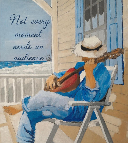 Framed Print 11" X 14" - Chilling at the Beach -  (Healing Art) (Copy)