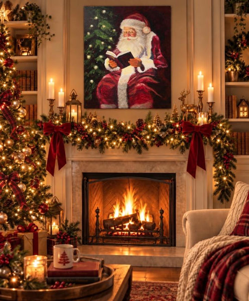 Santa Framed Print 16" X 20"