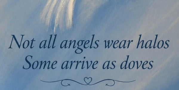 Matted Print - Celestial Doves (Healing Art)
