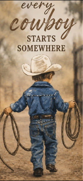 Matted Print - Every Cowboy (Healing Art)