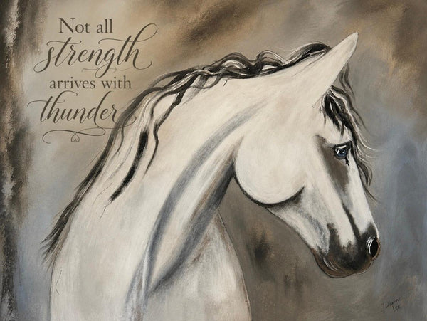 Matted Print 11" X 14" - Gentle Horse  (Healing Print)