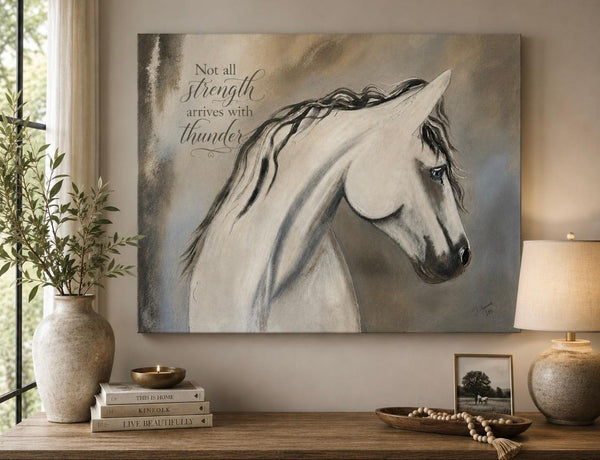 Canvas Print 11" X 14" - Gentle Horse - (Healing Art)