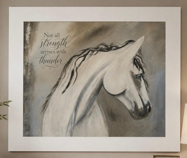 Matted Print 11" X 14" - Gentle Horse  (Healing Print)