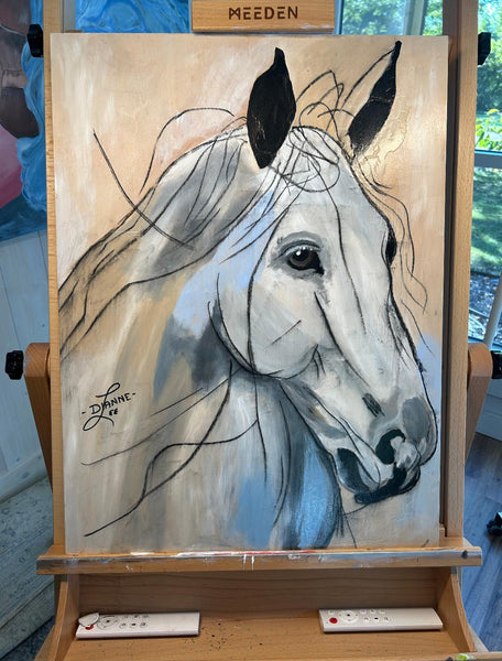 Horse Painting, Abstract