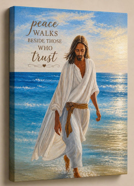 Canvas Print 24" X 40" - Jesus of Galilee -  (Healing Art)
