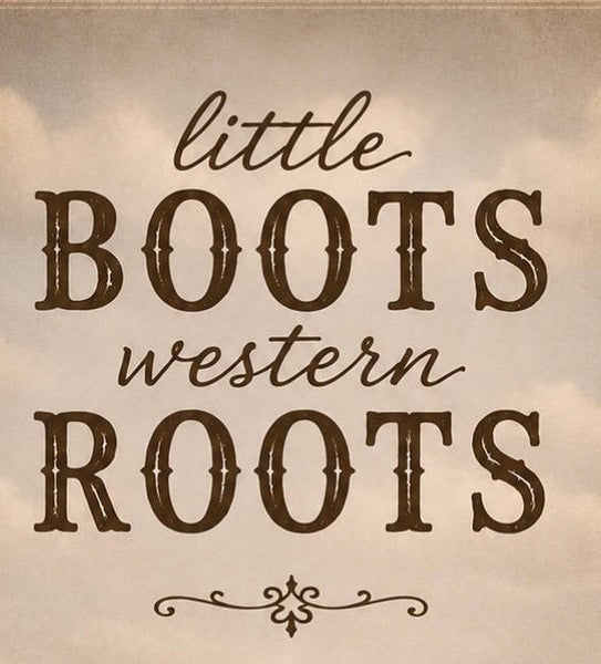 Matted Print - Little Boots Cowboy (Healing Art)
