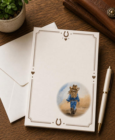 Designer Stationery  - Little Cowgirl