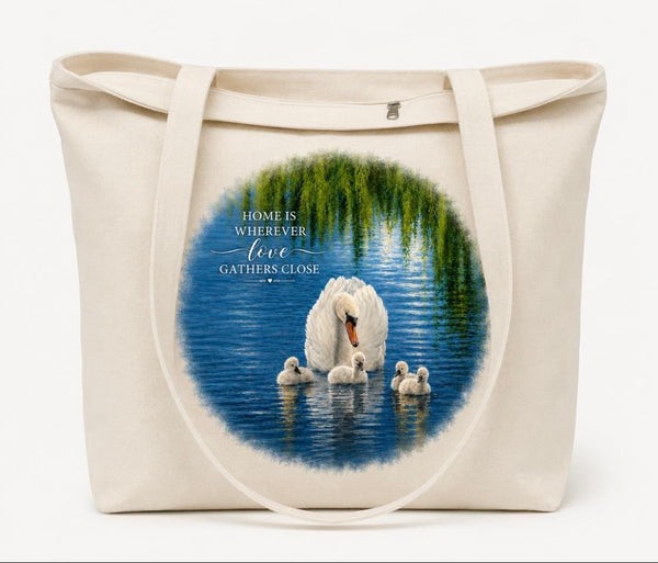 Mother Swan Tote Bag