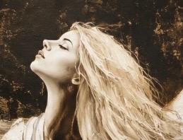 Matted Print - My Angel (Healing Art)