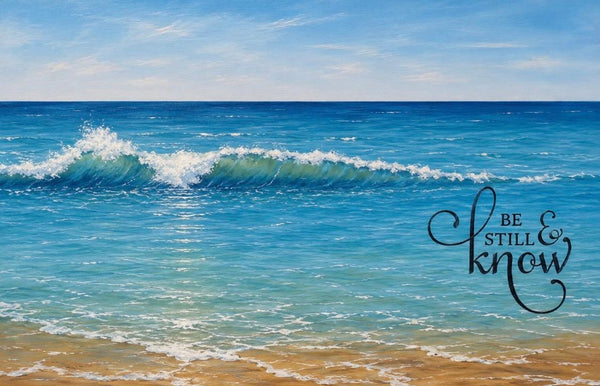 Canvas Print 11" X 14" - Ocean Art  (Healing Art)