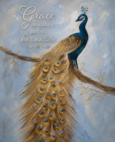 Matted Print - Peacock Wall Art  (Healing Art)