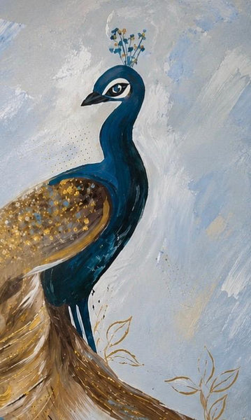 Matted Print - Peacock Wall Art  (Healing Art)