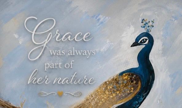Canvas Print 11” X 14” - Peacock Wall Art (Healing Art)