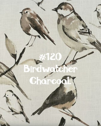 Roman Shade Bird with Burlap Banding #2P118