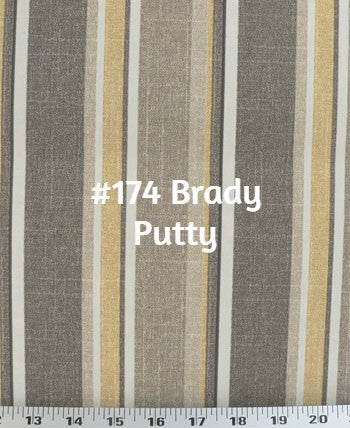 $184.00 Roman Shade Wide Stripe #4P106