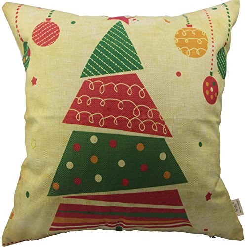 HOSL SD24 Merry Christmas Series Throw Pillow Case Decorative Cushion Cover Pillowcase Square 18" - Set of 4