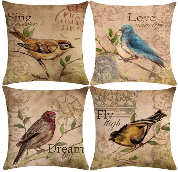 TP531 Bird Throw Pillows Group