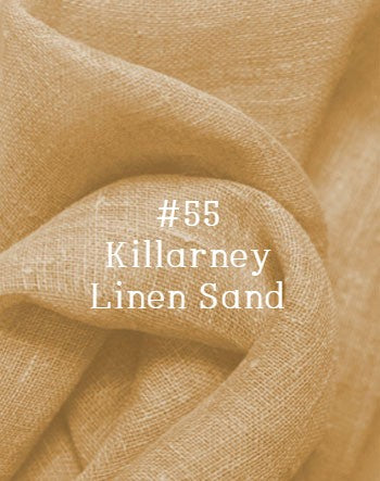 Roman Shade #076  (Light & Airy Linen Relaxed,  LINED
