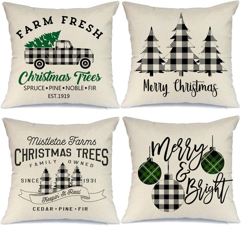 P570 Christmas Throw Pillows