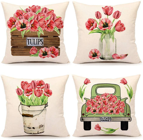 TP518  Spring Throw Pillows Group