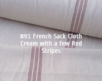 $158.00 French "Grain Sack" Roman, Unlined #P096