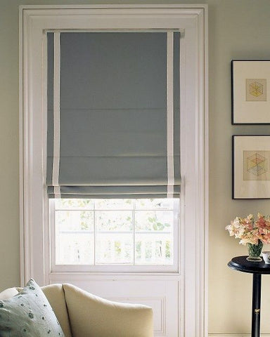 $179.00 Roman Shade with Banding #3P116