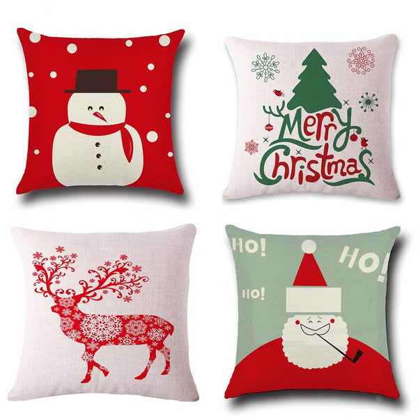 TP111 Santa Throw Pillows Group