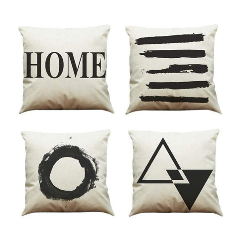 TP107 Geometric Style Throw Pillows Group