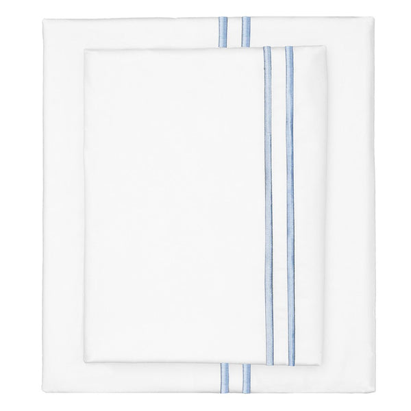 #FB3b French Blue Florentine EMBROIDERED SHEETS