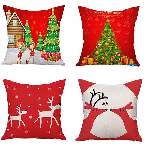 TP120 Christmas Time Throw Pillows Group