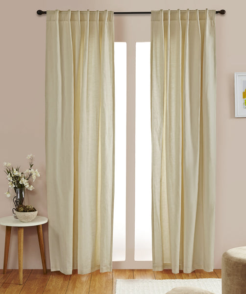 #3P505 Cotton Blend Curtains in Naturals (Use Discount Code)