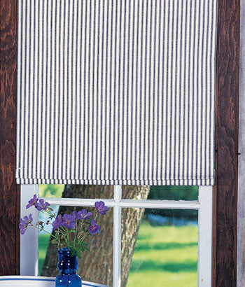 Etsy Client #120 Linen Blend Pinstriped Romans (slats) ???