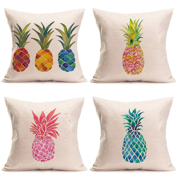 TP96 Pineapples Throw Pillows Group