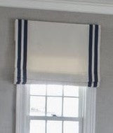 ENDS JULY 25th #Pinterest Special 117  Solid Roman Shade with Double Banding (slats)