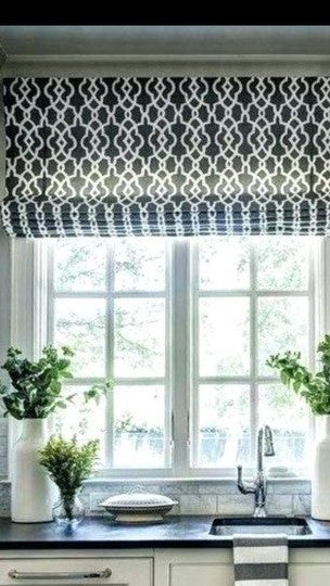 ENDS JULY 25th #Pinterset Special 078  (#11 BEST SELLER) Geometric Patterns Roman Shade (slats)