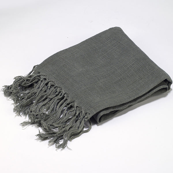 TH30 Open Weave Grey THROW 25% Off Retail
