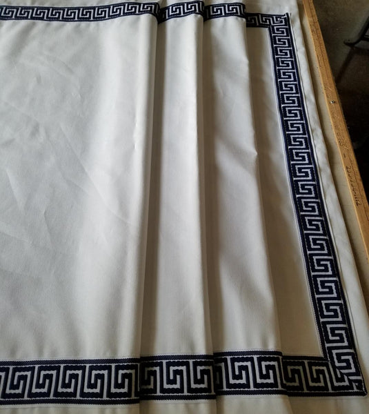 $218.00 Roman Shade with Fabulous Grecian Trims #3P123