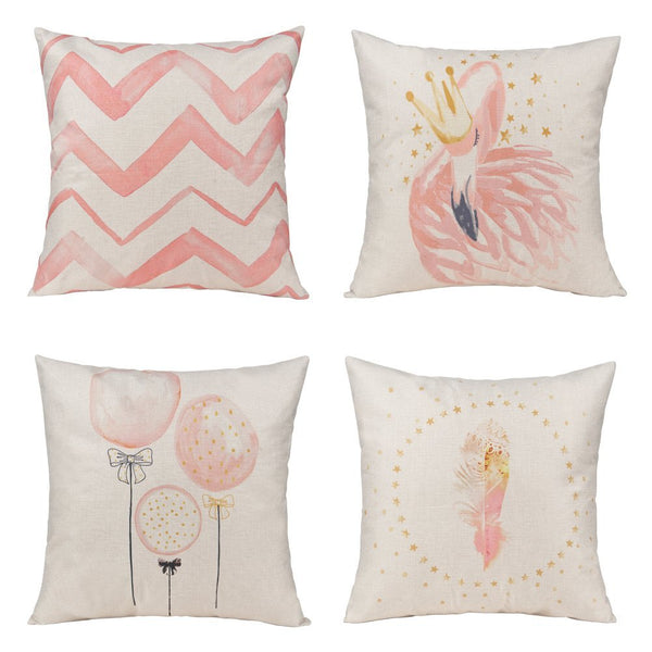 TP80 Pink "She's All That" Throw Pillows Group