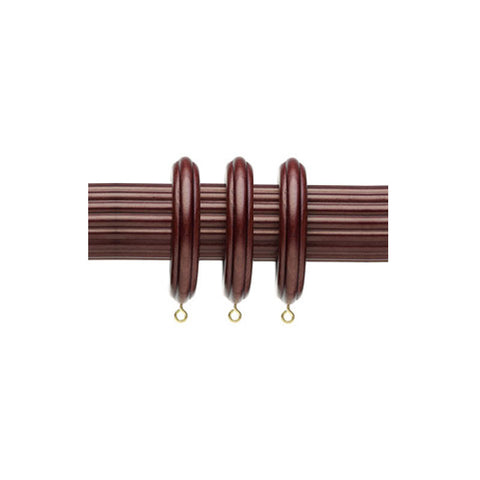 #802 Extra Rings for Designer Wood Rod (For Stationary Curtain)